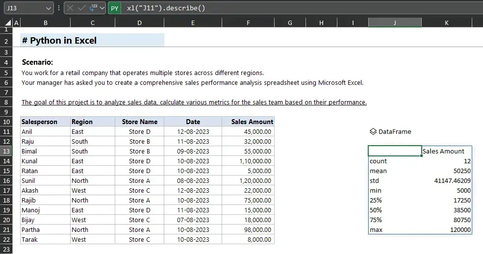 Summary Statistics