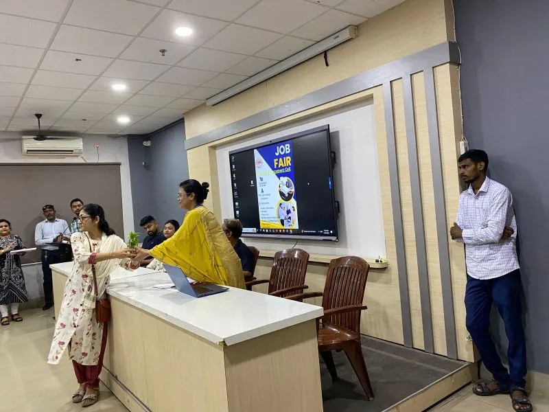 THK Jain College - ICA Job Skills, Dum Dum Job Fair 2025 - Pic2