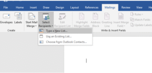 Create A New Address List
