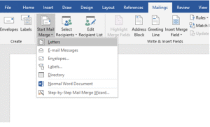 Prepare The Master Letter