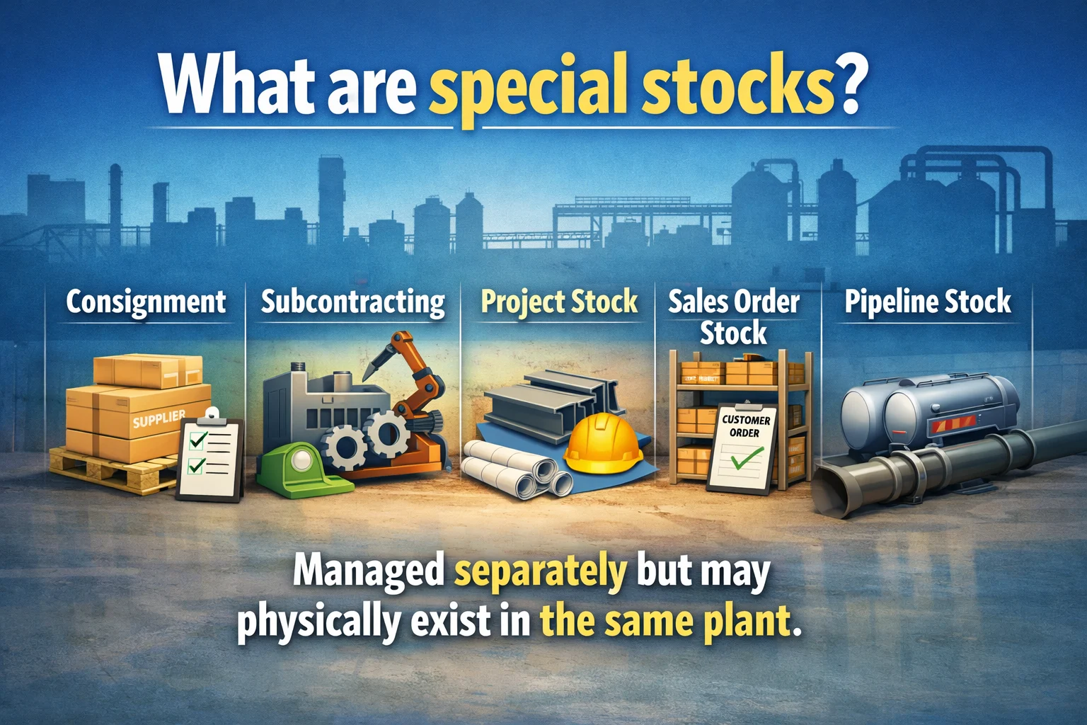 What are special stocks?