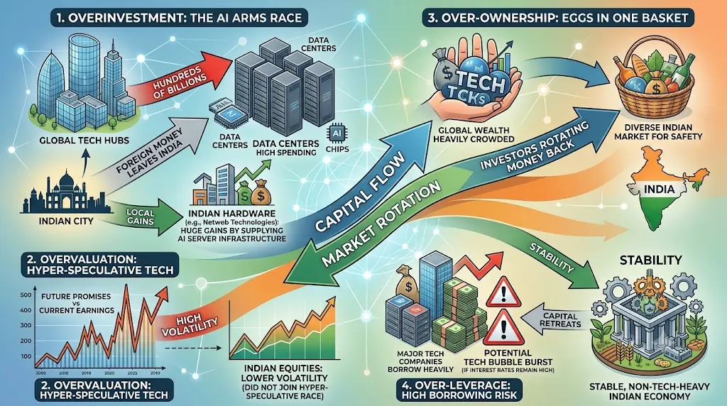4 O's of the AI Bubble in the Indian Stock Market